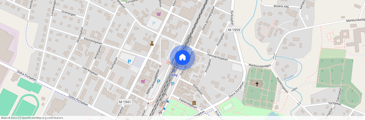 Osby, Skåne, Östra Järnvägsgatan 5 B