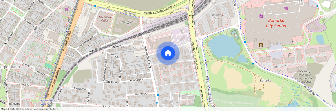 ul. Aleksandra Fredry, Łagiewniki, Łagiewniki-Borek Fałęcki, Kraków, małopolskie