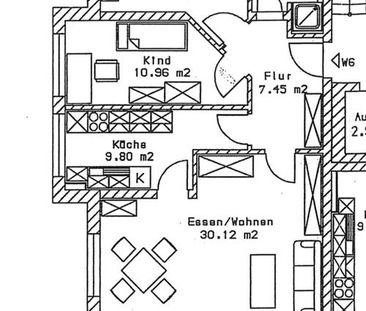 3-Raumwohnung mit Neuer EBK in Top Lage - Foto 1