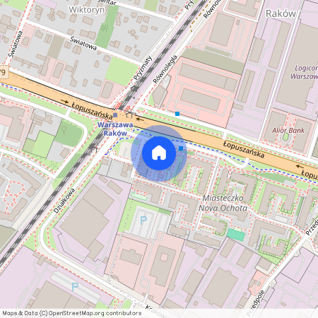 ul. Łopuszańska, Raków, Włochy, Warszawa, mazowieckie