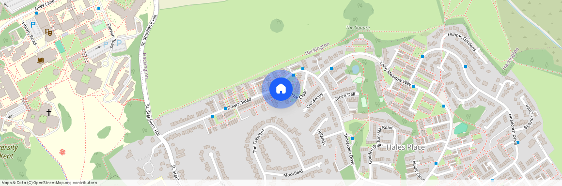 Downs Road, Canterbury, Kent, CT2