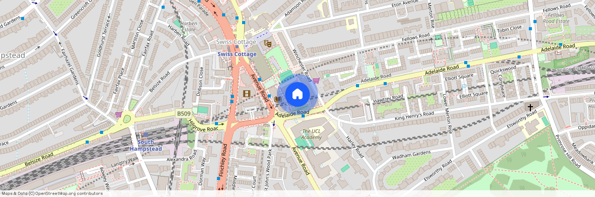 Adelaide Road, Swiss Cottage