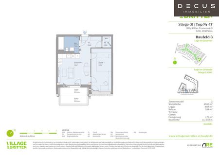 VILLAGE IM DRITTEN | BAUFELD 3 | MIETWOHNUNGEN | FERTIGSTELLUNG OKTOBER 2026 - Foto 5