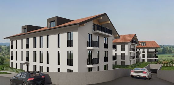 Beau 3.5 mansardé avec grande baie vitrée sur balcon protégé - Foto 2