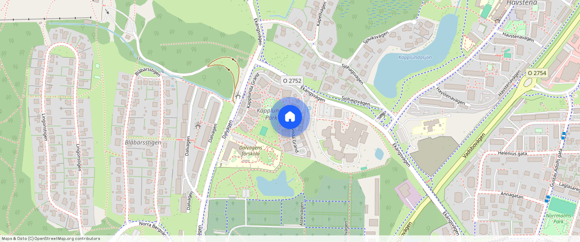 Käpplunda gränd **, Käpplunda Park