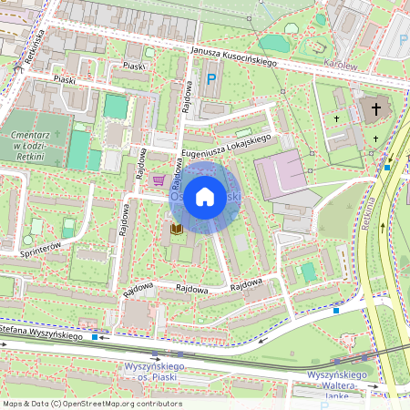 ul. Rajdowa 14, Retkinia, Polesie, Łódź, łódzkie