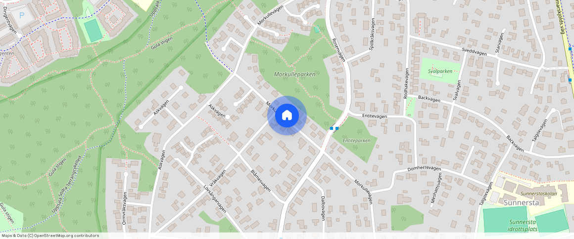 Morkullevägen, Uppsala