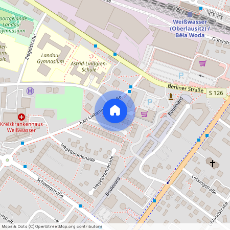 Karl-Liebknecht-Str. 25, 02943 Weißwasser, Boulevard