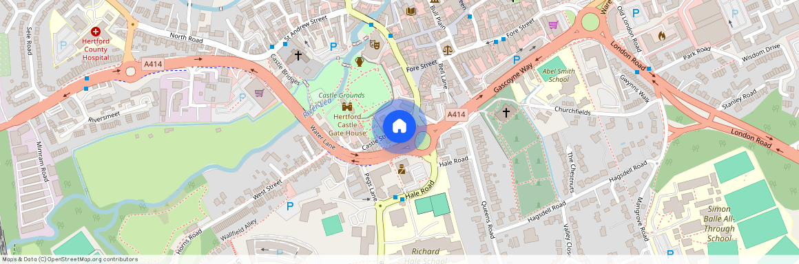 Castle House, 17 Castle Street, Hertford, Hertfordshire, SG14