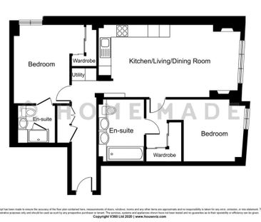 2 bedroom apartment to rent - Photo 1