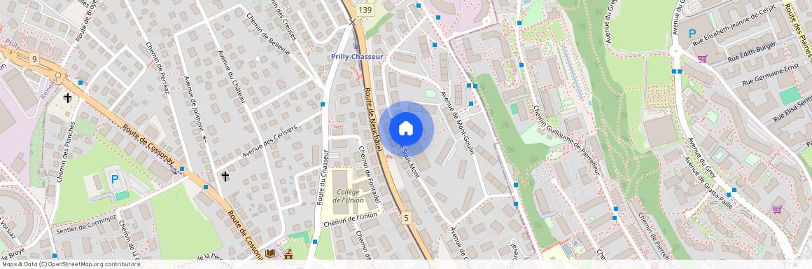 Chemin du Sous-Mont 10, 1008 Prilly, VD