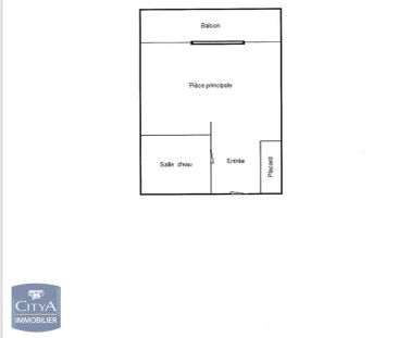 Appartement à louer 1 pièce 24.67m² - Photo 1