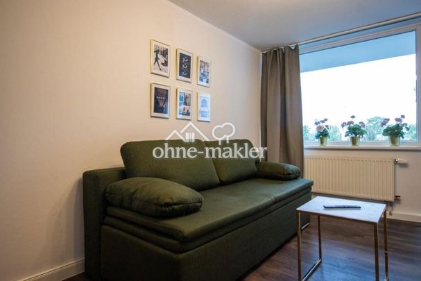 Voll möbliertes 2 1/2 Zimmer Apartment mit Balkon und High-Speed-Internet - Foto 1