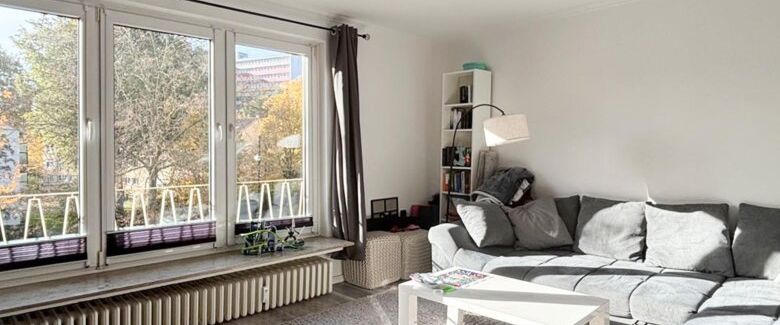 Gemütliche und gut geschnittene 3,5-Zimmer-Wohnung mit Balkon im Hulsberg - Photo 1