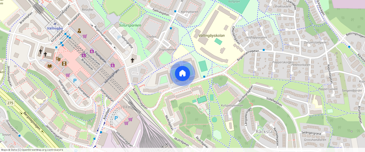 Ångermannagatan **, Råcksta