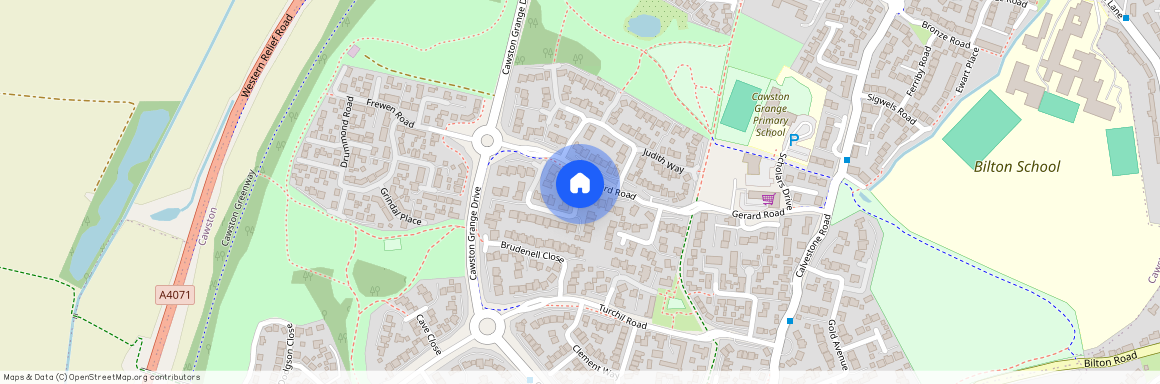 Alicia Close, Cawston, Rugby