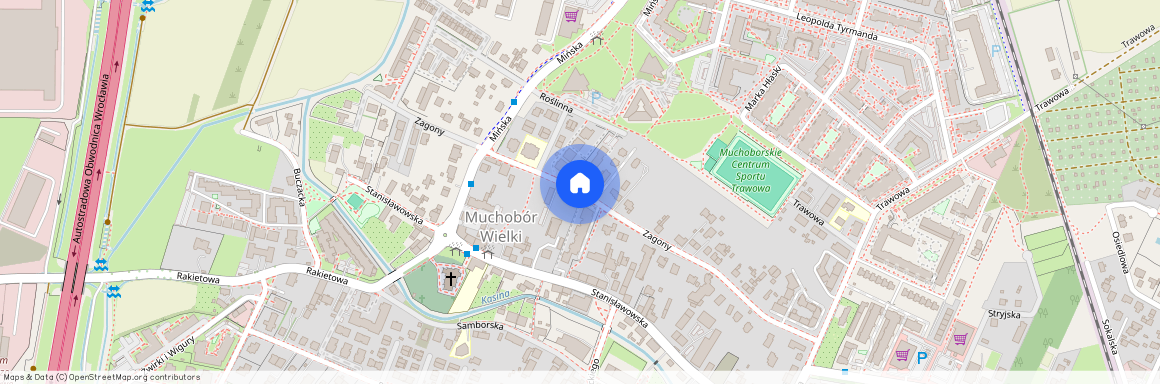 ul. Zagony, Muchobór Wielki, Fabryczna, Wrocław, dolnośląskie