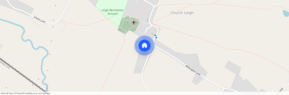 Red Gables Court, Church Leigh, Leigh, Stoke-on-Trent, ST10