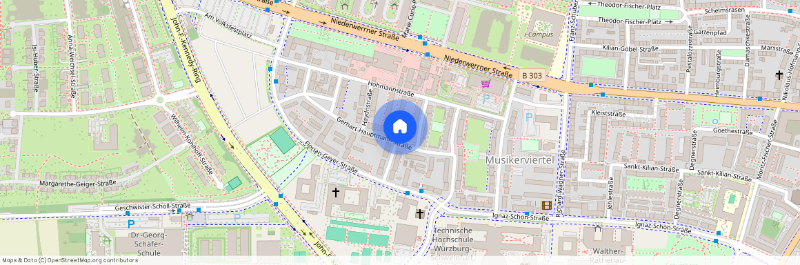 Gerhard-Hauptmann-Straße 6, 97421 Schweinfurt OT Musikerviertel