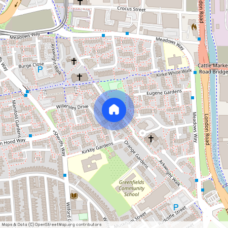 Double room with ensuite for rent Arkwright Walk, Nottingham, NG2 2HW