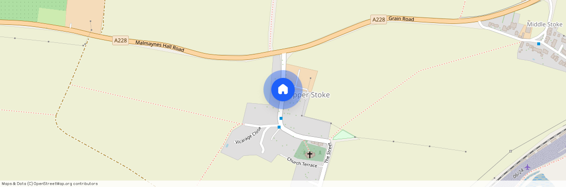 The Street, Upper Stoke, Rochester, Kent, ME3