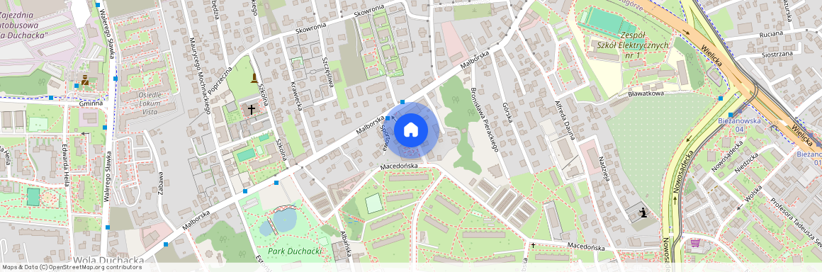 ul. gen. Józefa Sułkowskiego, Wola Duchacka, Podgórze Duchackie, Kraków, małopolskie