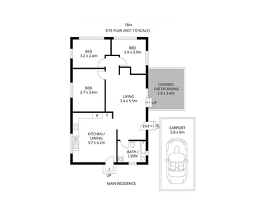 Neat, tidy 3 bed, 1 bath, beachside cottage - 12 month lease only - Photo 6