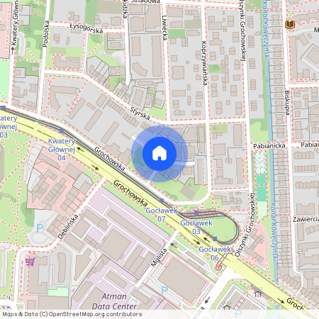 ul. Roztocka, Gocławek, Praga-Południe, Warszawa, mazowieckie