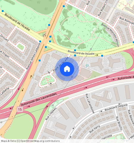 ** Place de l'Acadie app 1560, Ahuntsic-Cartierville, Ahuntsic-Cartierville, Ile de Montréal, H4N 2V4