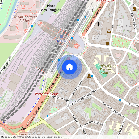 Boulevard Gendebien, 4, 7000, Mons