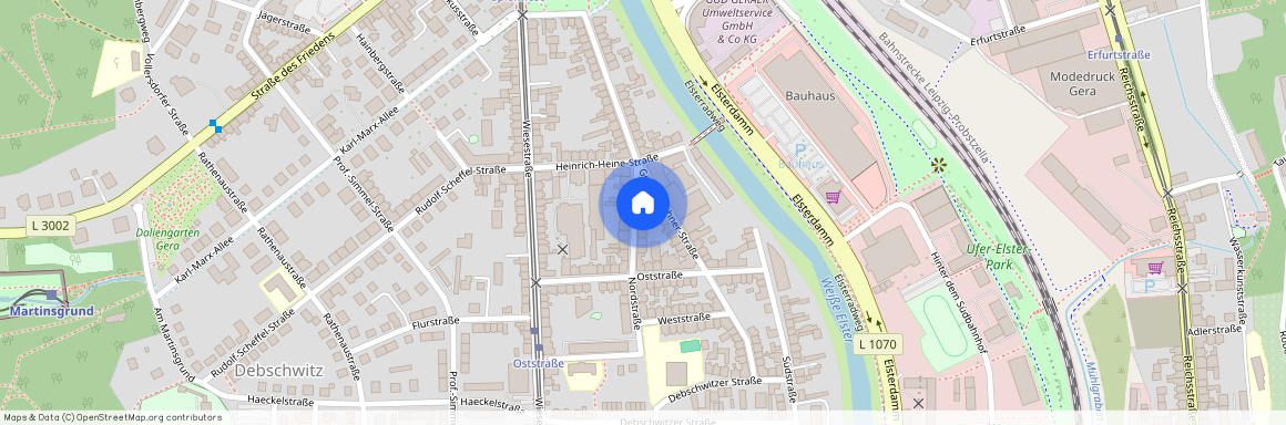 Nordstraße 3, 07548 Gera, Deutschland