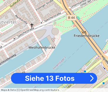 Wohnen direkt am Wasser - Lichtdurchflutetes Studio mit tollem Main... - Foto 1