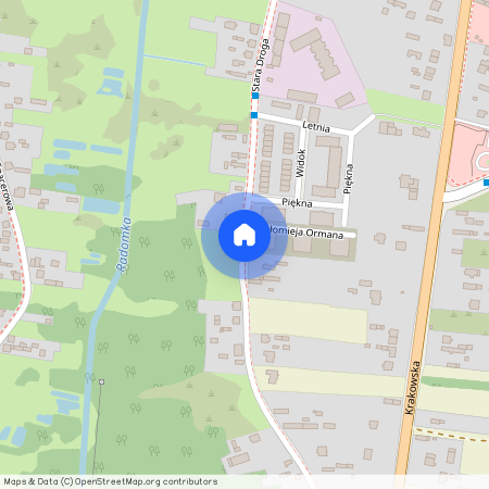 ul. Stara Droga, Radomsko, radomszczański, łódzkie