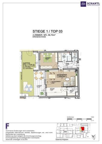 "Der Markhof" - Herrliche Zwei-Zimmer-Gartenwohnung mit über 50 m² Freifläche. - Photo 4