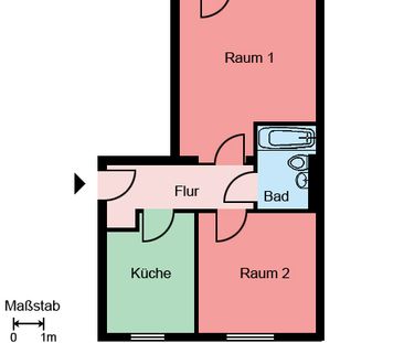 Demnächst frei! 2-Zimmer-Wohnung in Bochum Wattenscheid - Photo 1