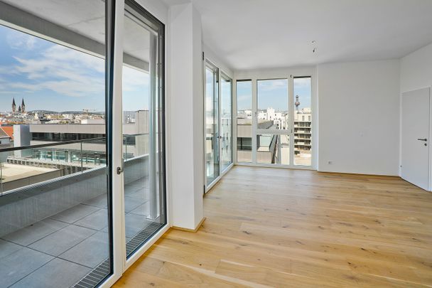 Neubauprojekt JOSEPH/Turm: Hochwertige 3-Zimmer-Wohnung mit Außenfläche - in 1090 Wien zu mieten - Foto 1