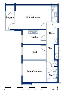 Schöne 3-Zimmer-Wohnung mit viel Platz für die Familie - Foto 1