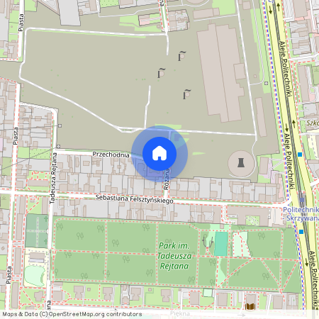 Łódź, Górna, rejon AL. POLITECHNIKI