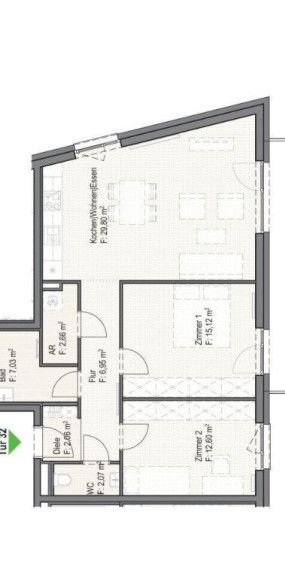 *79 m² moderne Wohnung in Reininghaus mit Balkon & Einbauküche – ab Mai 2026 verfügbar - Foto 2