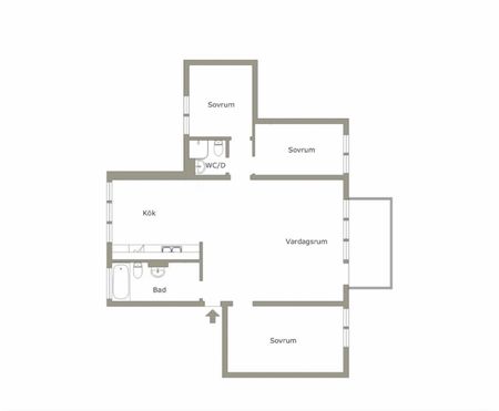 Norsborg - 4rok - tillsv - 17.250kr/mån - Photo 4
