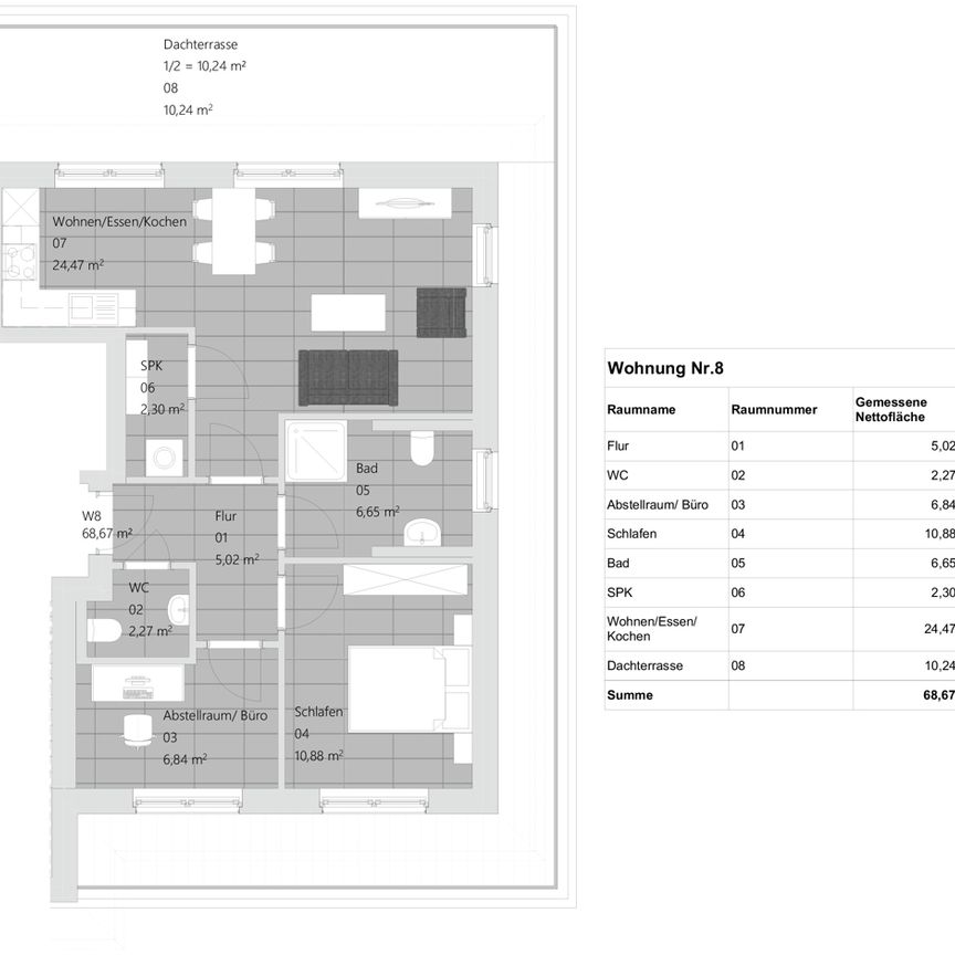 Neubau: Penthouse mit großer Dachterrasse - Photo 1