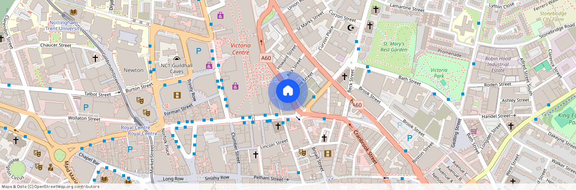 Glasshouse St, NG1 3LP, Nottingham