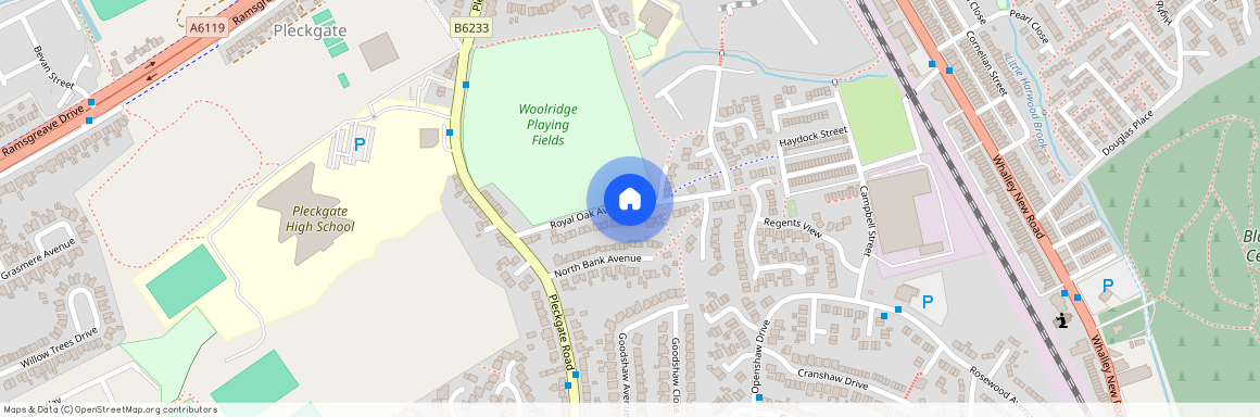 Royal Oak Avenue, Blackburn. Lancs. BB1 8QD