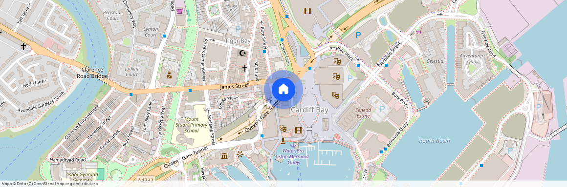 Quayside, Bute Street, Cardiff Bay, Cardiff, CF10 5BX