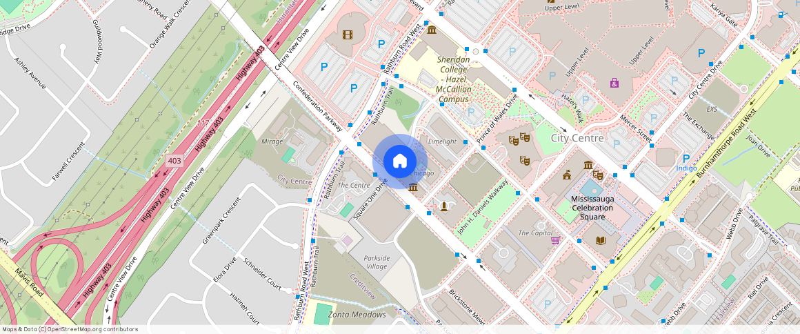 ** Square One Drive, Mississauga