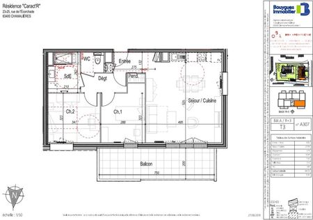 location Appartement T3 DE 64.15m² À CHAMALIERES - Photo 2