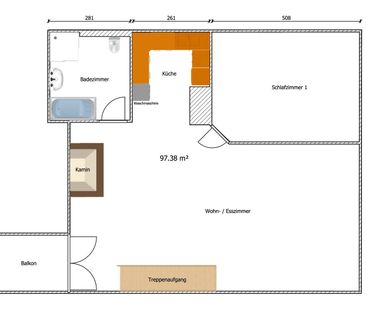 3.5 Zimmer, 135 m², 1. Stock - Photo 4