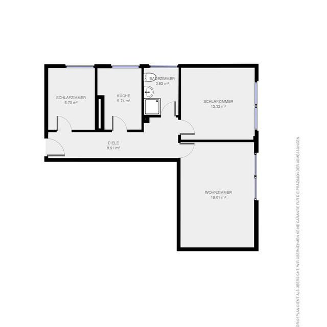 Zentrale 2,5 ZKB Wohnung im Geestemünde - Foto 1