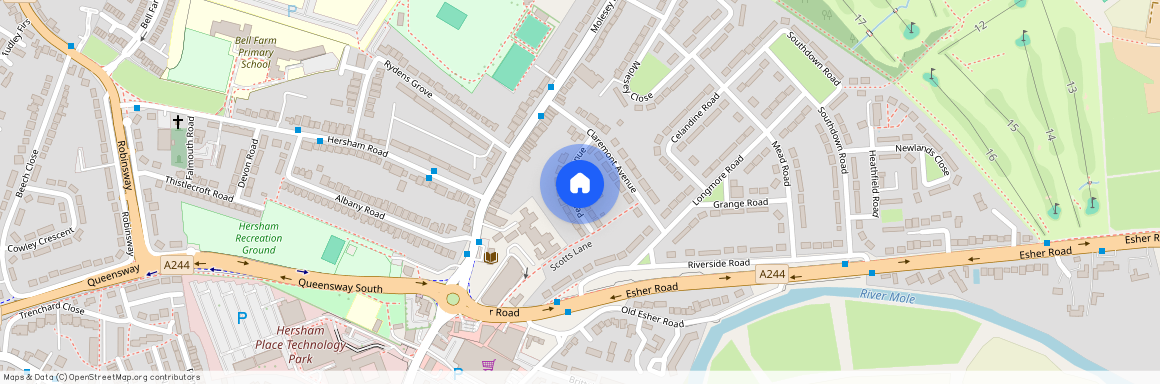 KT1, Walton On Thames
