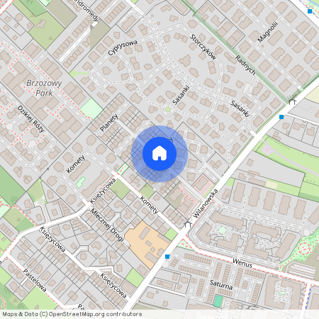 Piaseczyński, Piaseczno, Józefosław, Planety